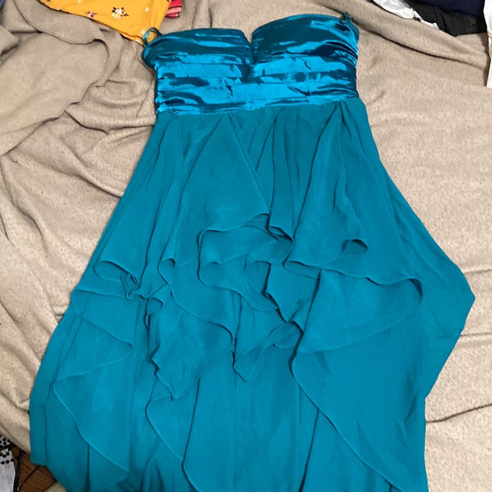 Reign on blue prom dress
